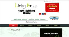 Desktop Screenshot of livingreensteamer.com